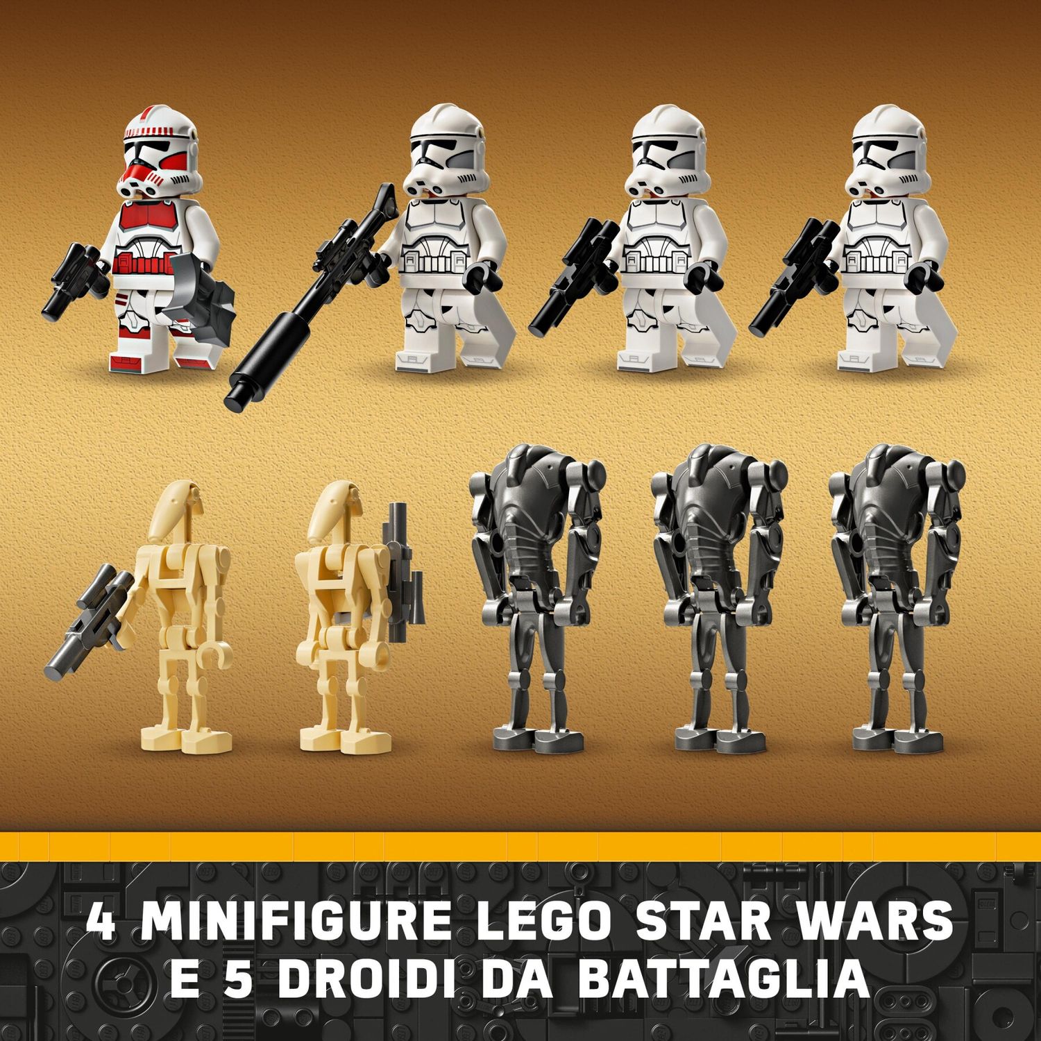 Lego star wars 75372 battle pack clone trooper e battle droid con veicolo giocattolo speeder bike, idea regalo bambini 7+ anni - LEGO® Star Wars™, Lego, Star Wars