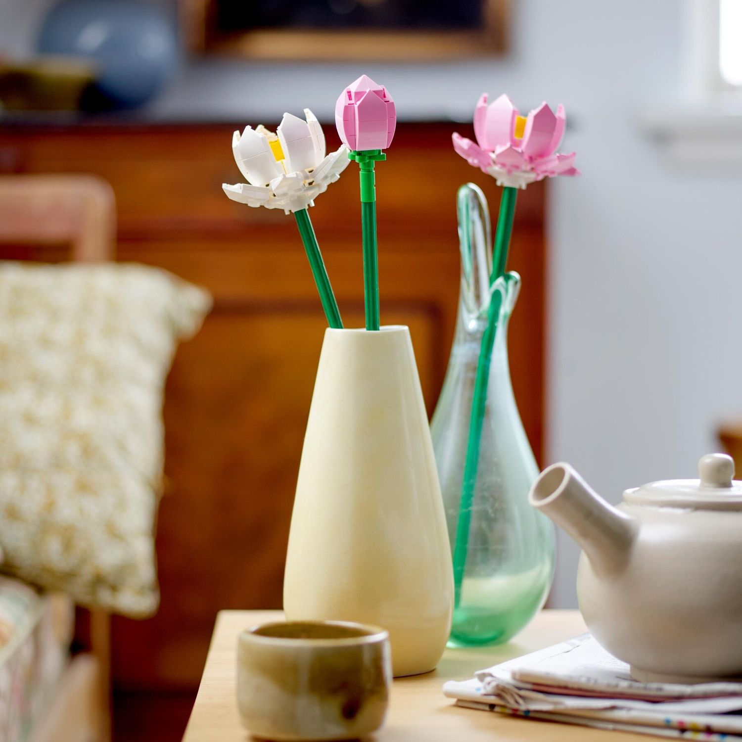 Lego creator 40647 fiori di loto, fiori finti per bambini da 8+, bouquet regalo per san valentino, per lei o lui, donna o uomo - LEGO CREATOR, Lego