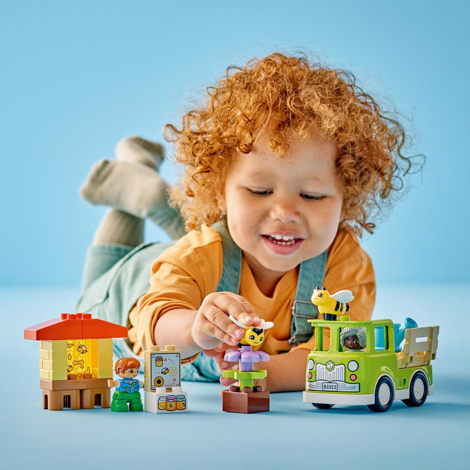 Lego duplo 10419 cura di api e alveari, gioco educativo per bambini in età prescolare con 2 personaggi e un camion giocattolo - LEGO DUPLO, Lego