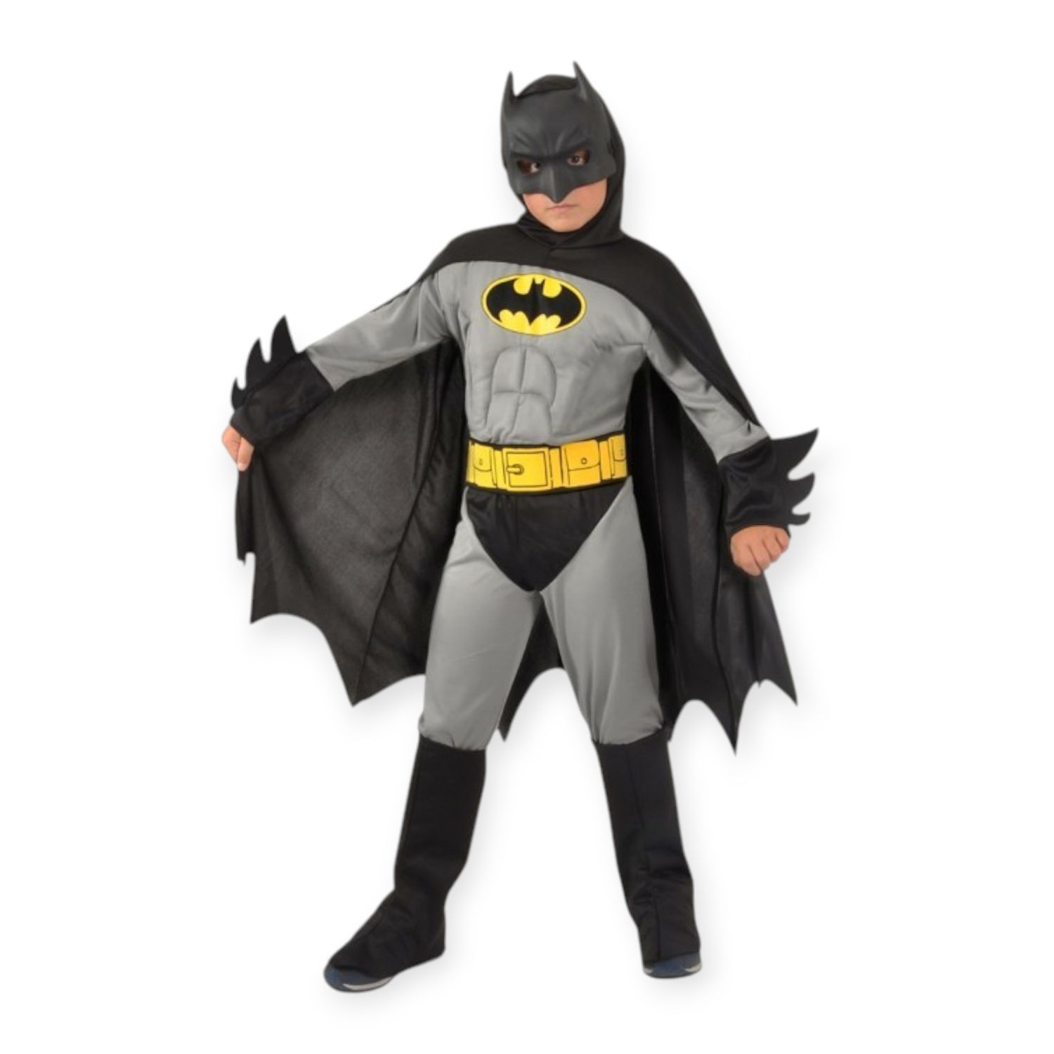Costume completo originale di batman della warner bros disponibile in diverse taglie - BATMAN, DC COMICS