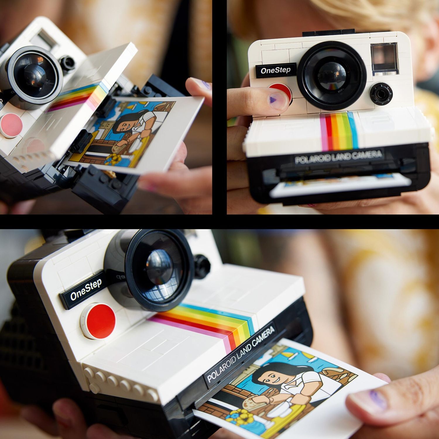 Lego ideas fotocamera polaroid onestep sx-70 21345 modellismo da costruire per adulti, regali creativi, oggetti da collezione - LEGO IDEAS, Lego