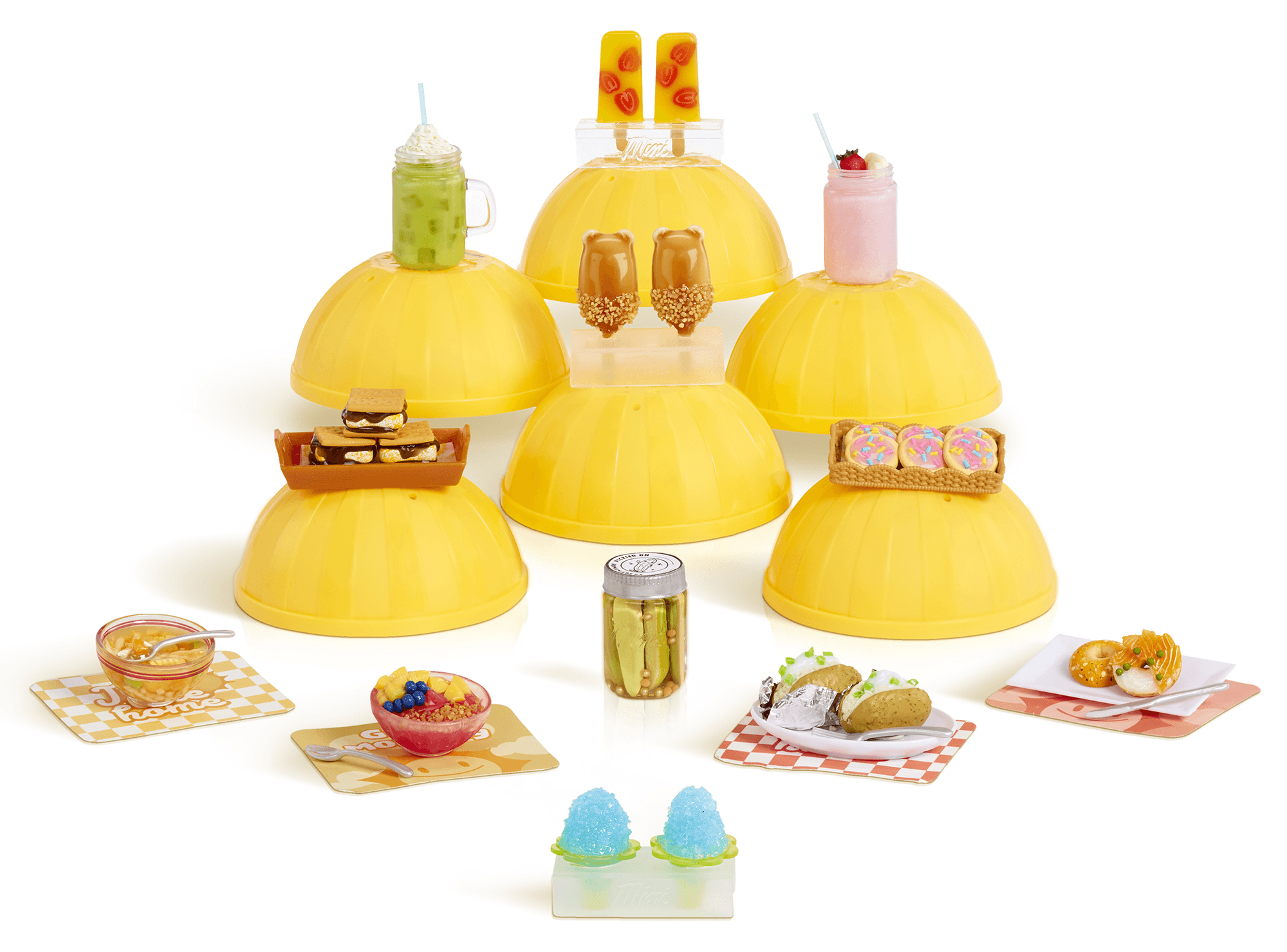 Miniverse make it mini food - cafe serie 3 - mini oggetti da collezione in una confezione misteriosa - gioco in resina fai-da-te - repliche di cibi, non commestibili - 