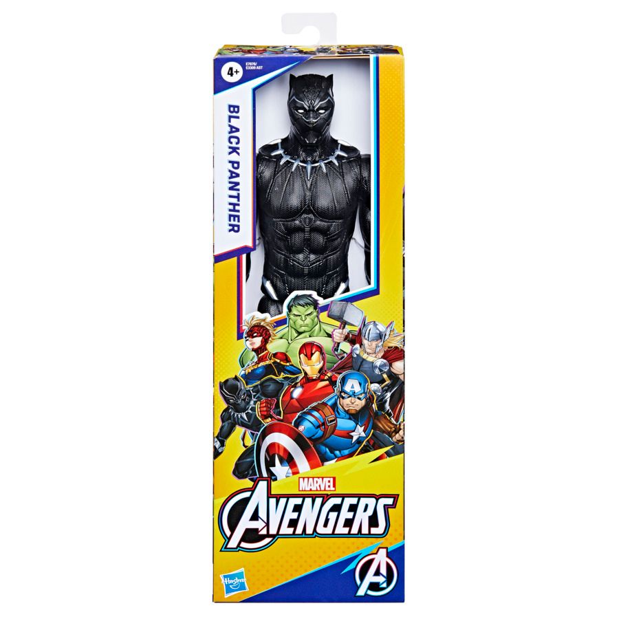 Hasbro marvel avengers, titan hero black panther, action figure 30 cm - Avengers, MARVEL