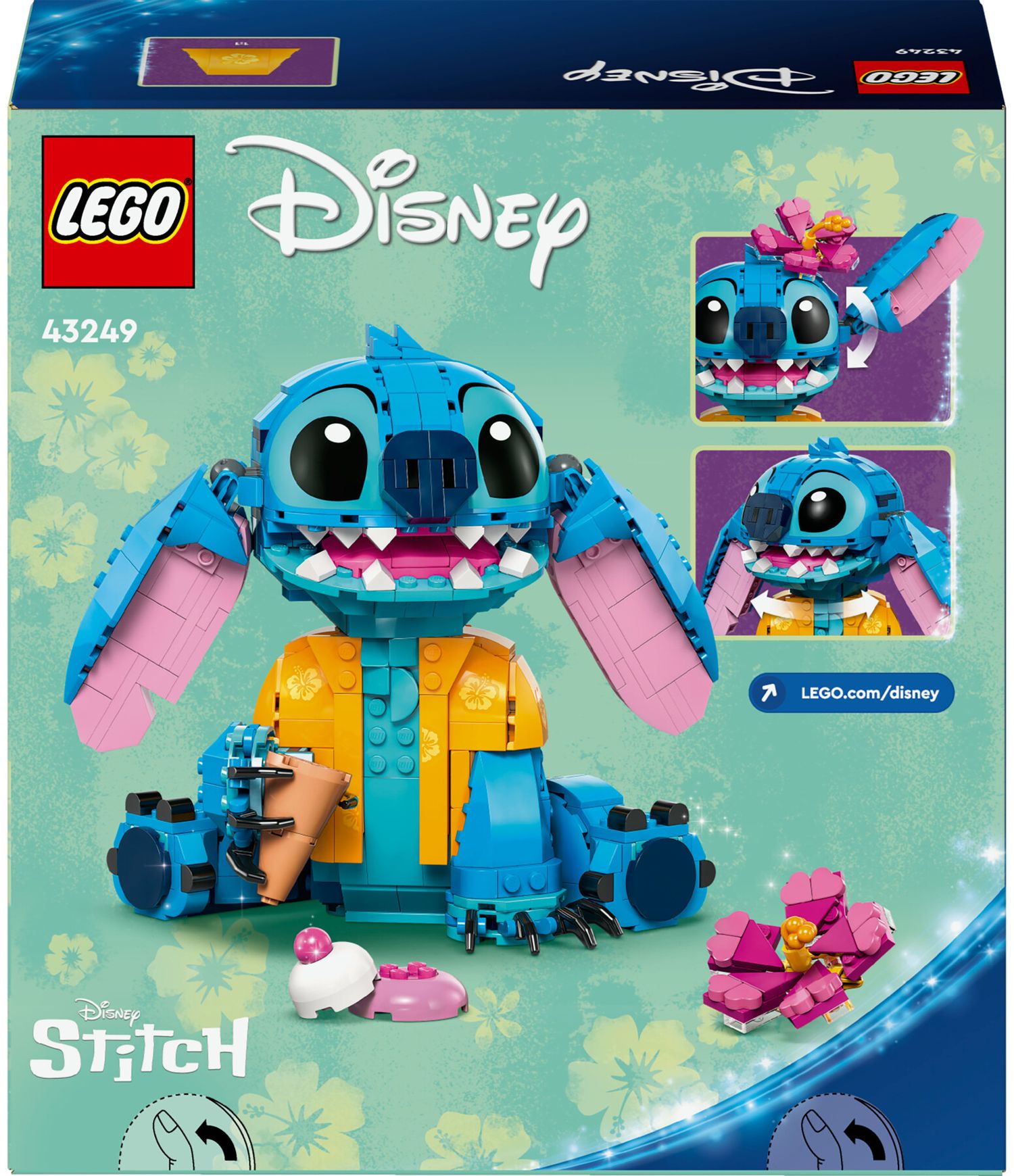 Lego disney 43249 stitch, gioco per bambini 9+, personaggio da costruire con parti mobili, idea regalo divertente dal film - Disney, Disney Stitch, Lego