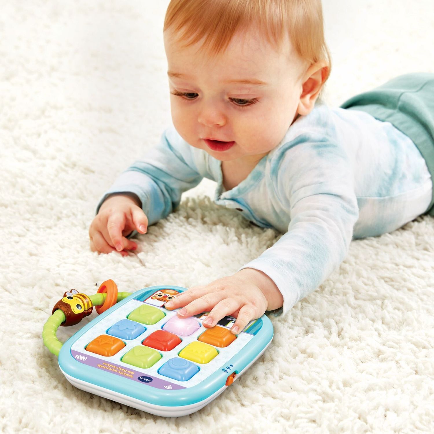 Vtech - baby tablet sensoriale, il primo tablet colorato e luminoso per fare le prime scoperte! - VTECH