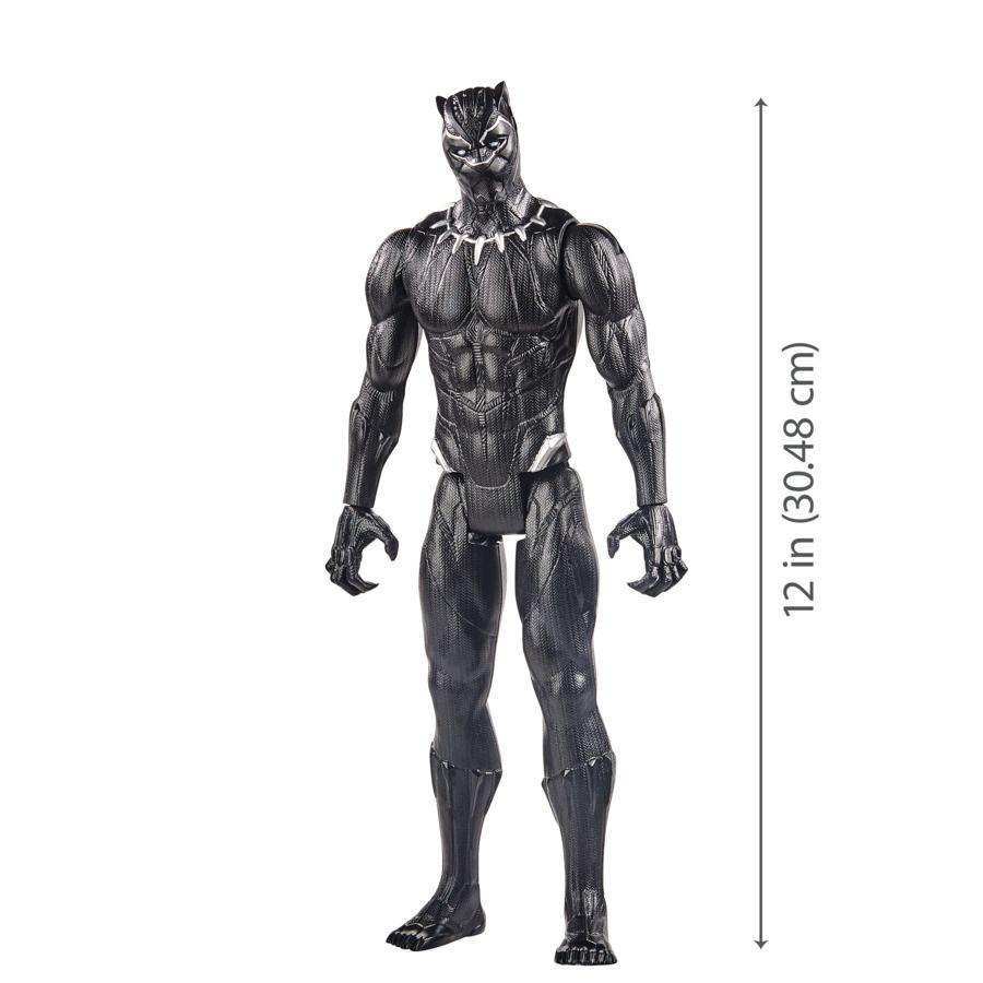 Hasbro marvel avengers, titan hero black panther, action figure 30 cm - Avengers, MARVEL