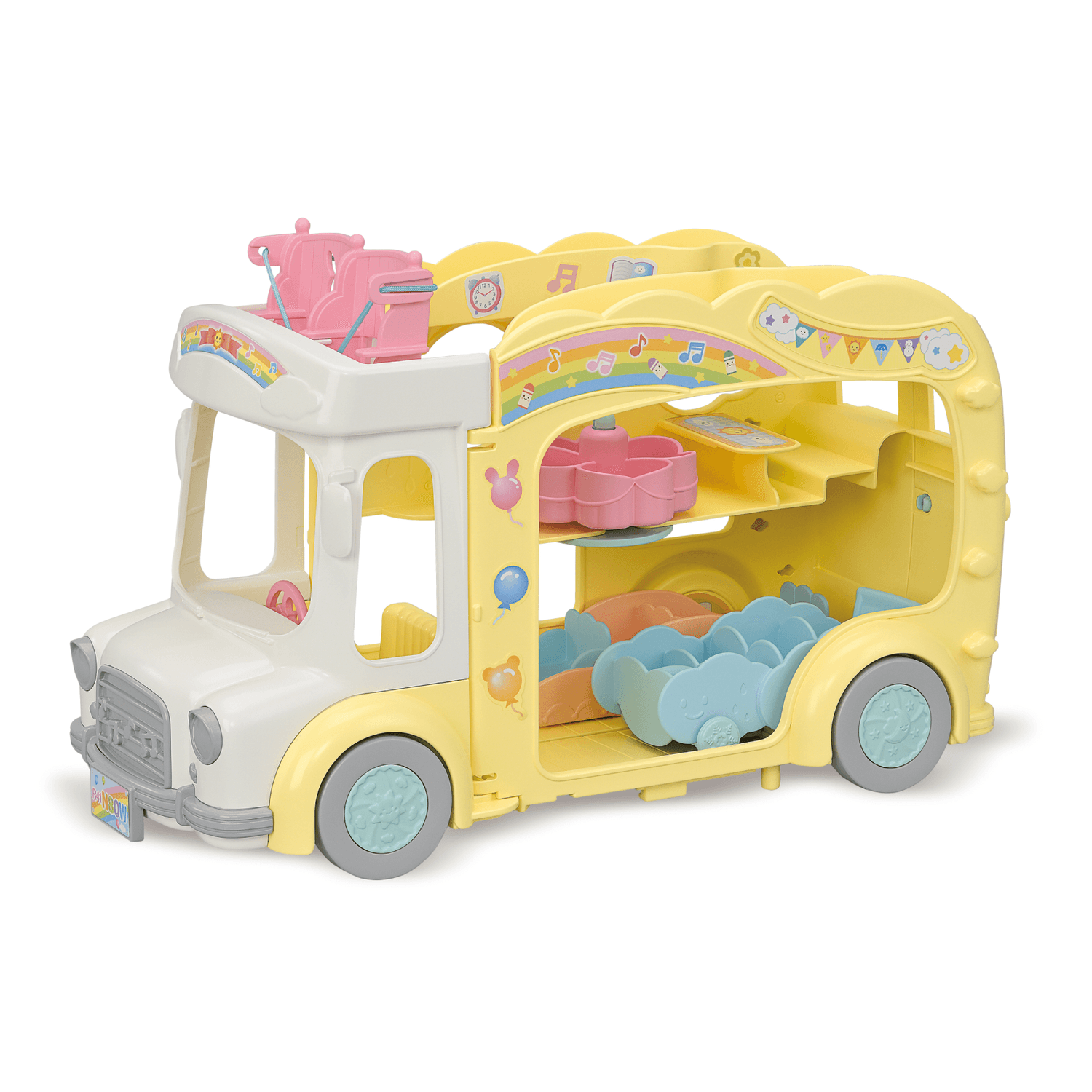 Sylvanian families -  asilo -  il bus arcobaleno sole - SYLVANIAN FAMILIES