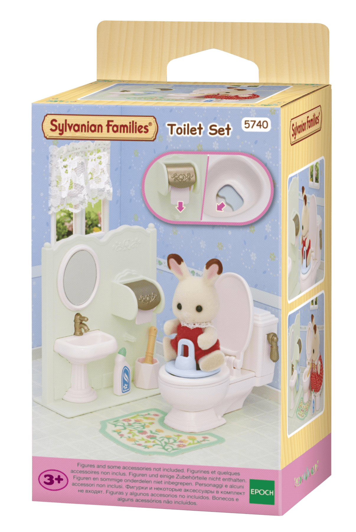 Sylvanian families - set accessori toilette - arredamento e accessori per la casa sf - SYLVANIAN FAMILIES