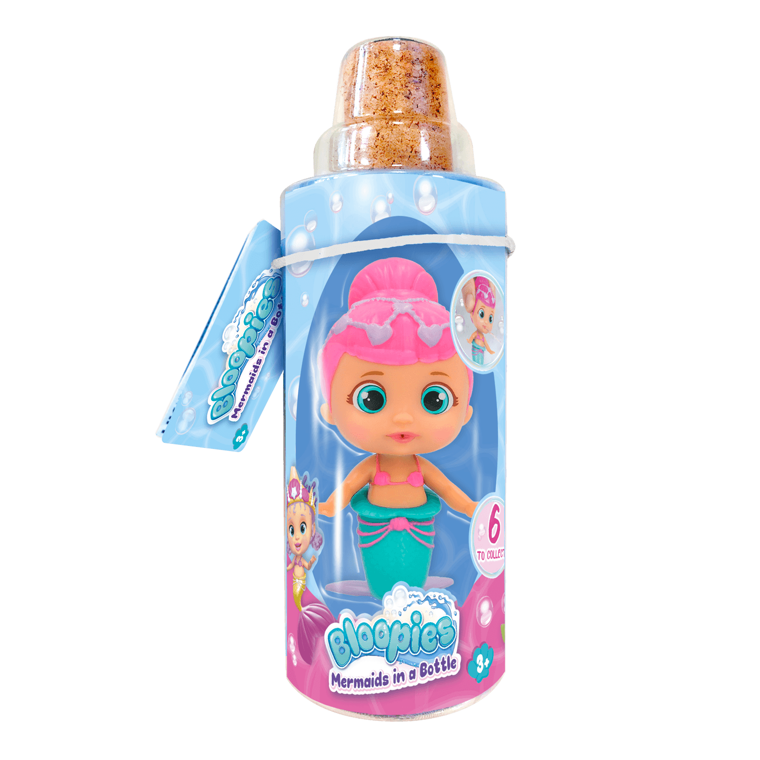 Bloopies mermaids in a bottle, sirenette spruzza-acqua in bottiglia - BLOOPIES
