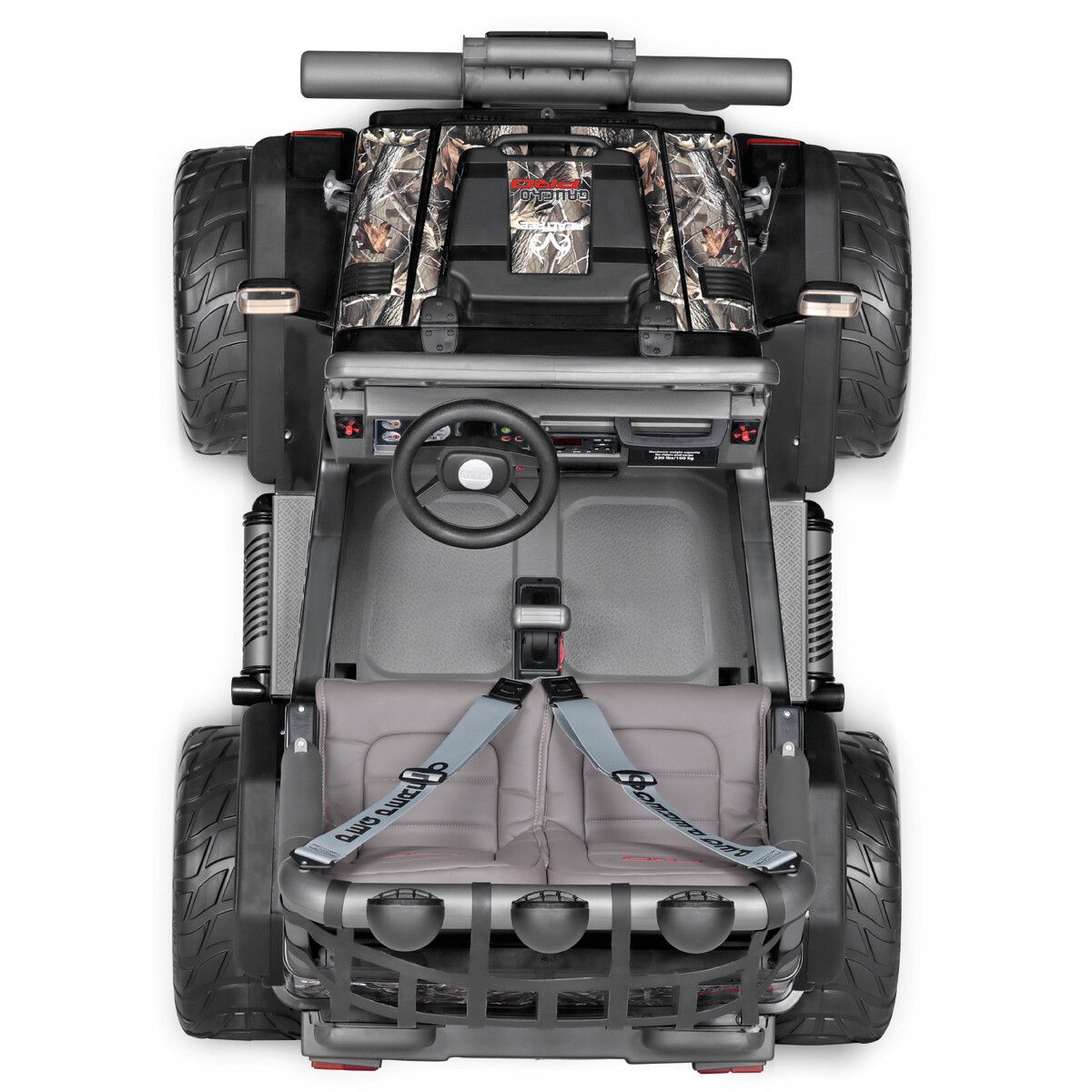 Fuoristrada gaucho pro realtree™ - peg perego il fuoristrada elettrico per un livello superiore di gioco e prestazioni su tutti i terreni! ruote gommate e 2 motori silenziosi con una potenza di ben 840w. 6 anni + - Peg Perego