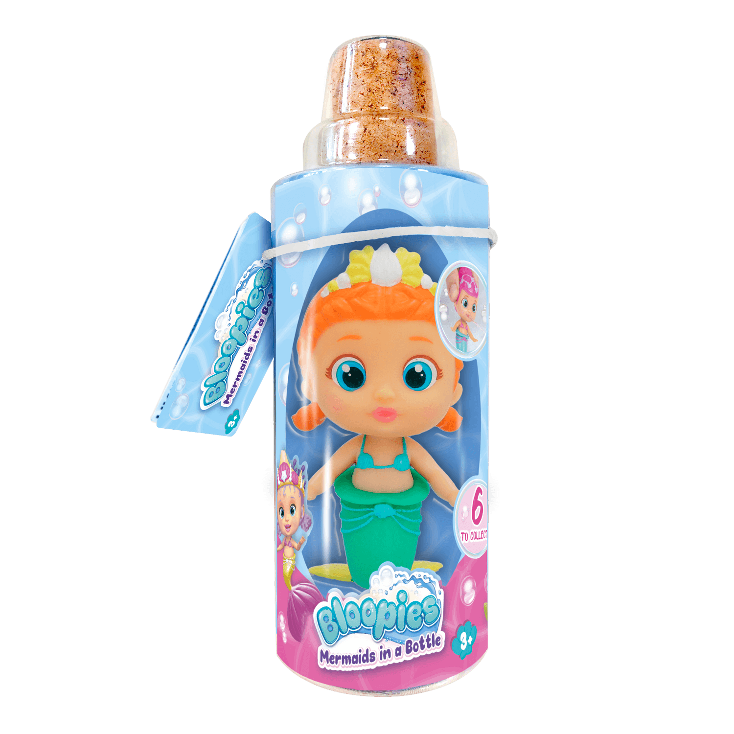 Bloopies mermaids in a bottle, sirenette spruzza-acqua in bottiglia - BLOOPIES
