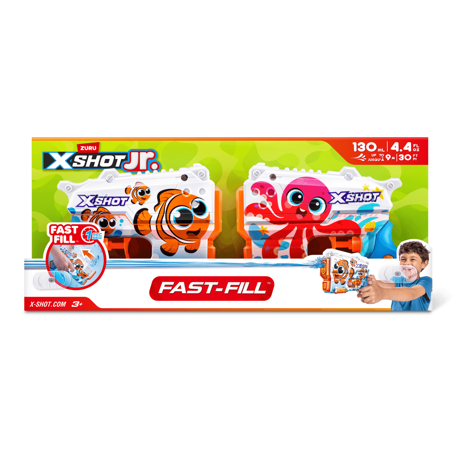 Xshot junior fast-fill water blaster confezione da 2 - 
