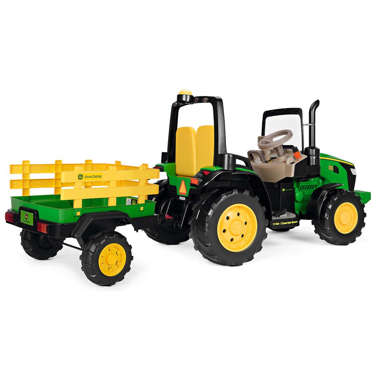 John deere - peg perego - dual force trailer è il rimorchio per il trattore john deere dual force. - Peg Perego