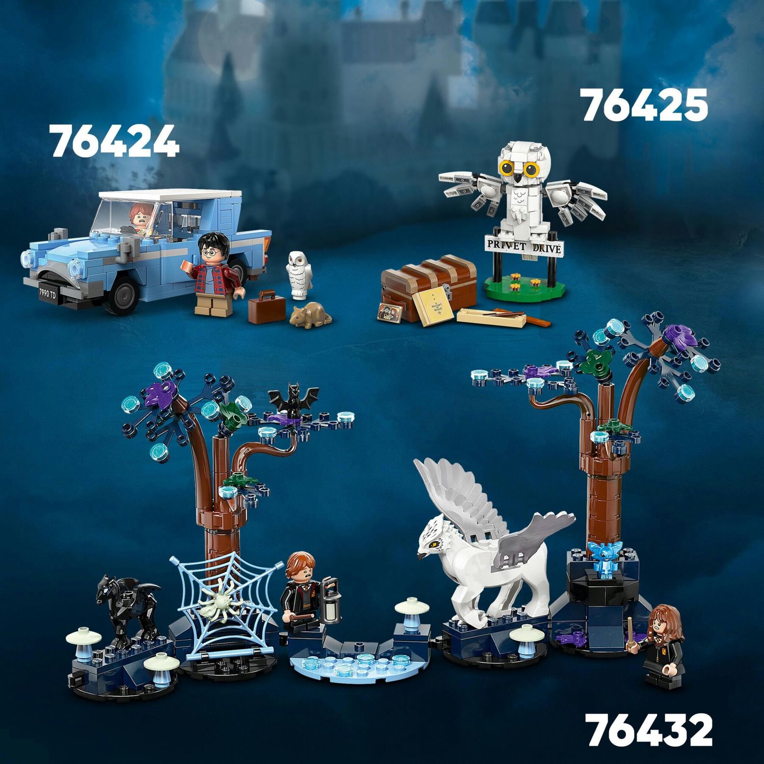Lego harry potter 76425 edvige al numero 4 di privet drive, gioco per bambini 7+, modellino da costruire di civetta delle nevi - Harry Potter, LEGO® Harry Potter™, Lego