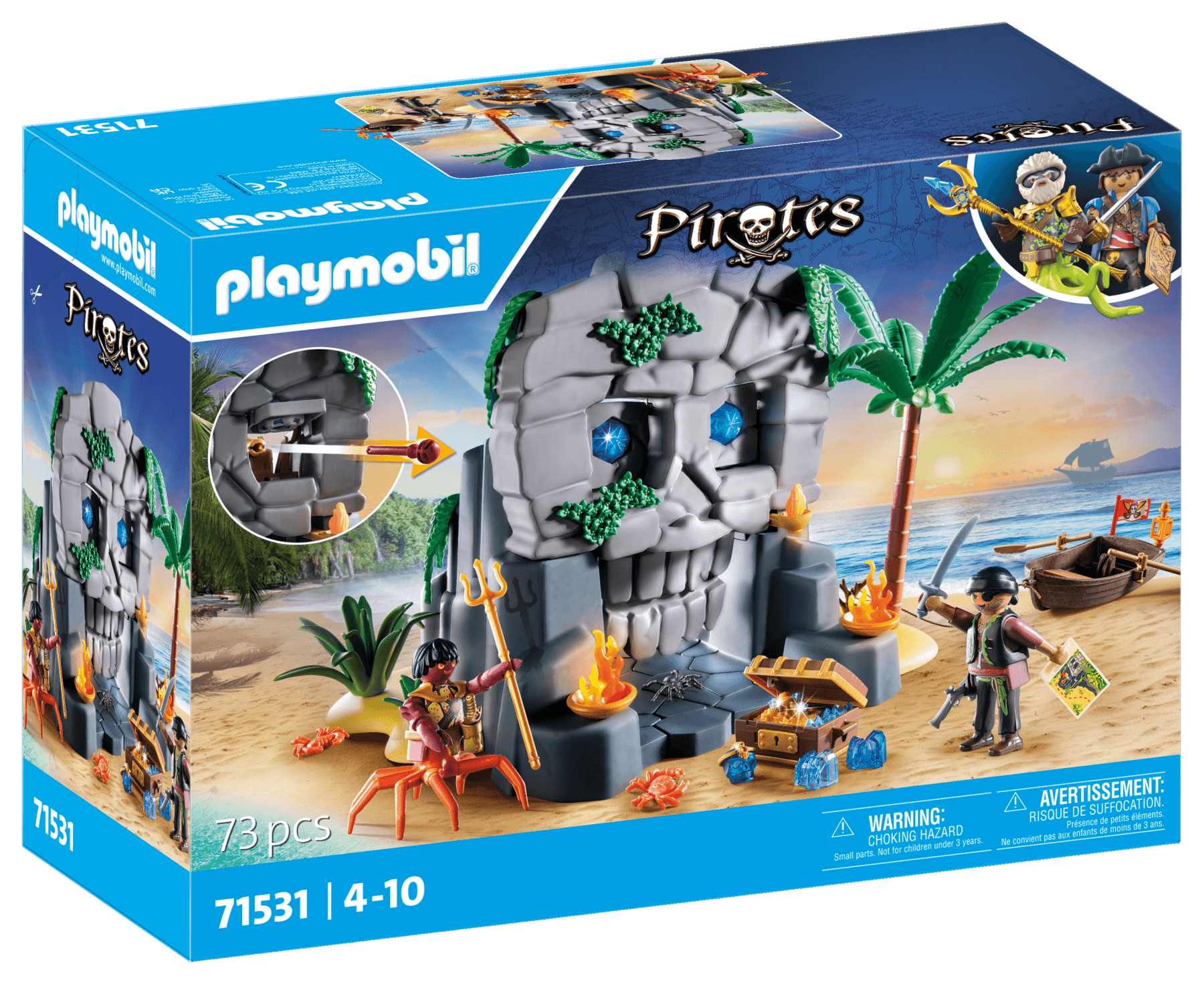 Playmobil 71531 isola del teschio di cristallo per bambini dai 4 anni - Playmobil