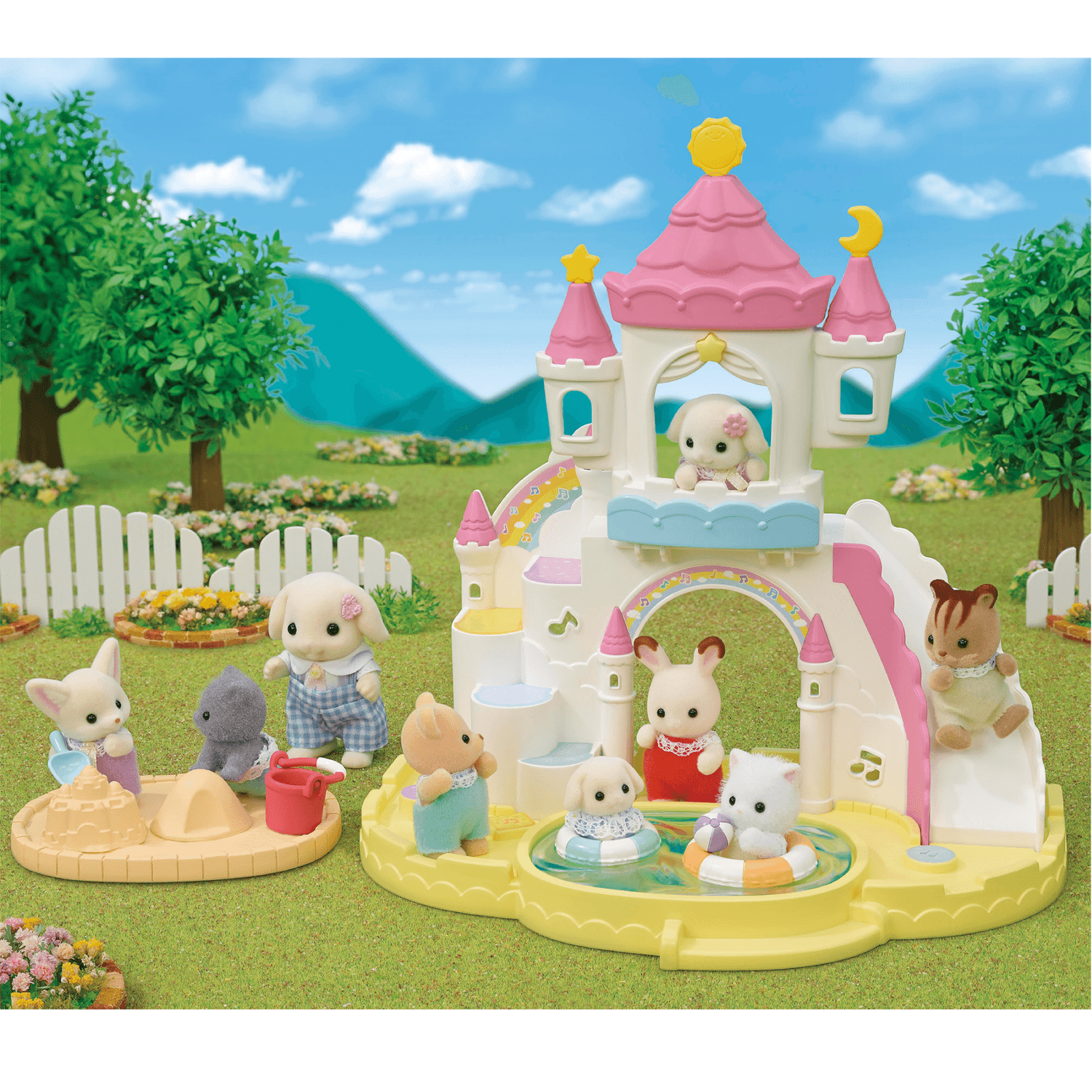 Sylvanian families -  linea asilo - piscina e sabbiera dell'asilo - SYLVANIAN FAMILIES