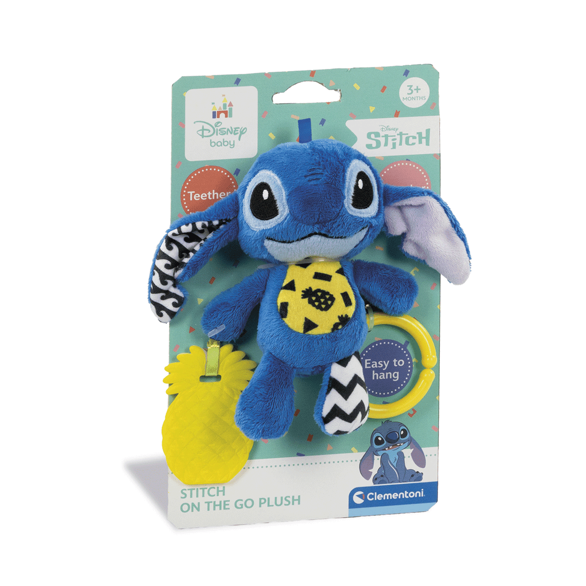 Clementoni - 17919 - stitch on the go plush - BABY CLEMENTONI, Disney, Disney Stitch