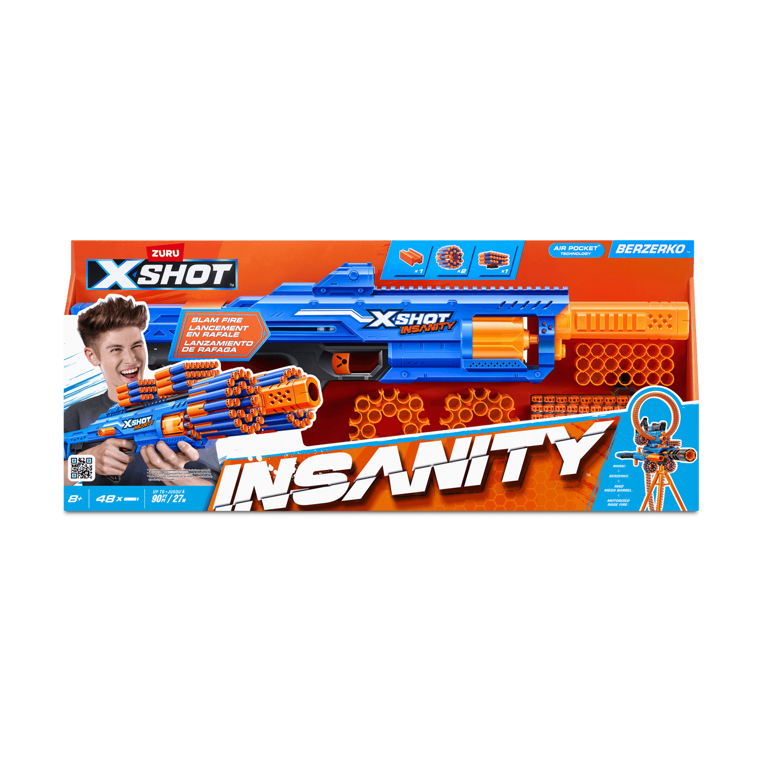 Pistola xshot insanity berzerko (48 dardi)  - X-SHOT