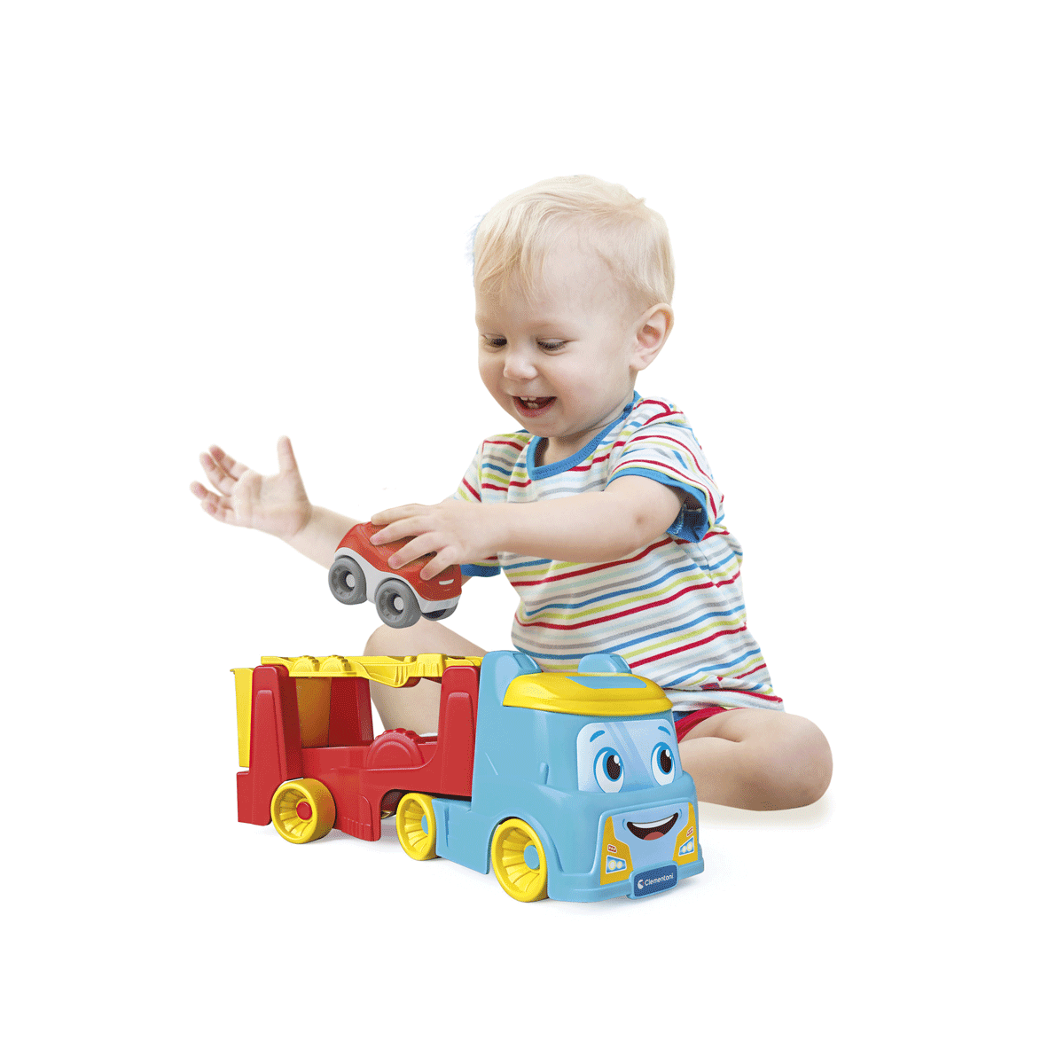 Clementoni - 17892 - tumbling car transporter - BABY CLEMENTONI