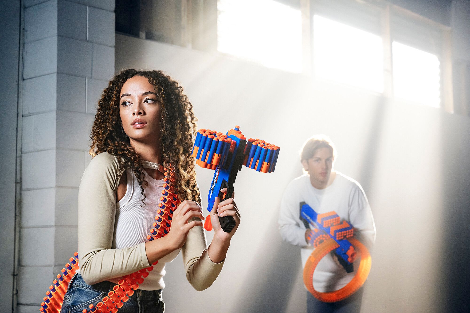 Confezione combo di pistole xshot insanity double manic (48 dardi) - X-SHOT