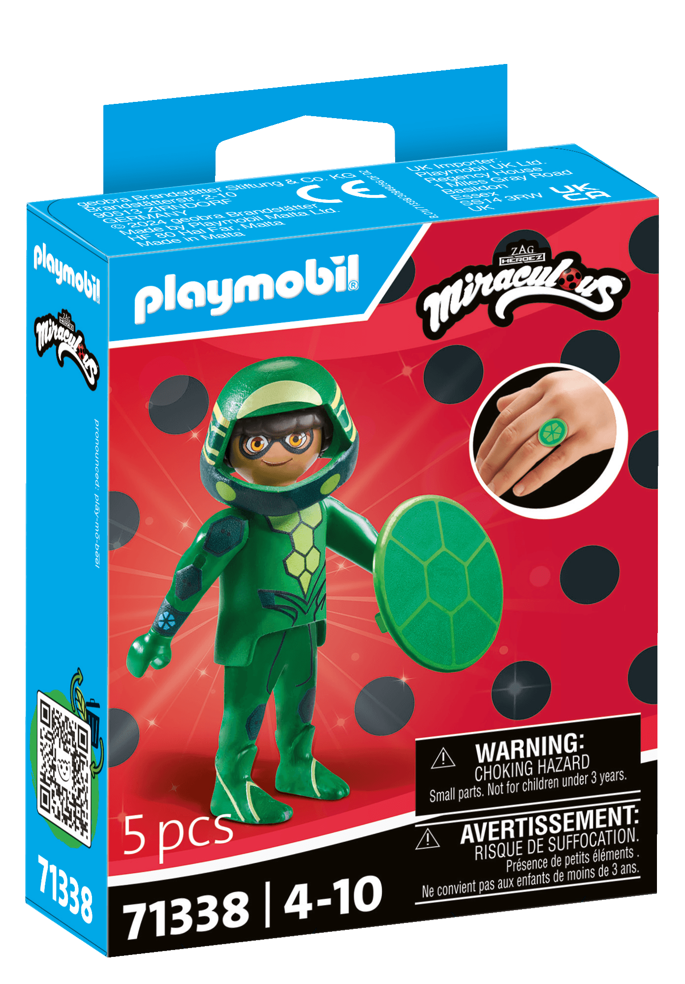 Playmobil miraculous 71338 carapace per bambini dai 4 anni - Playmobil