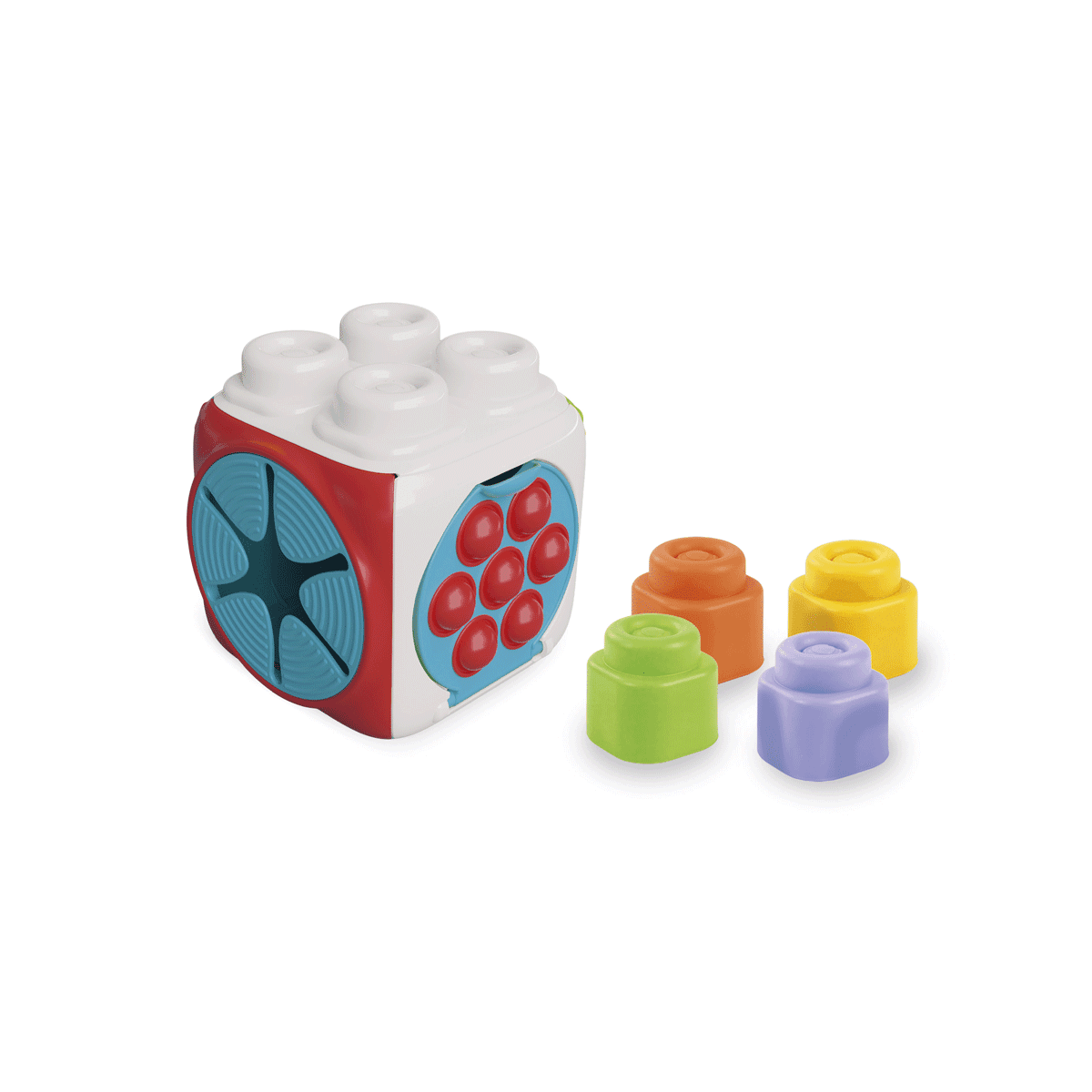 Clementoni - 17902 - soft clemmy - sensory activity cube - CLEMMY