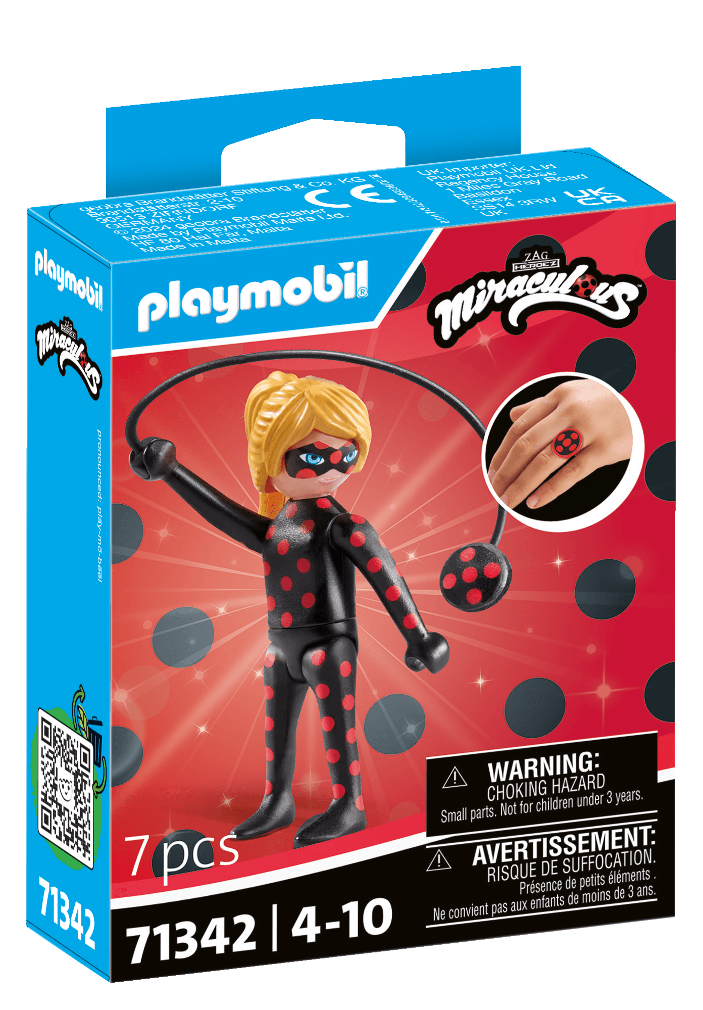 Playmobil miraculous 71342  antibug per bambini dai 4 anni - Playmobil