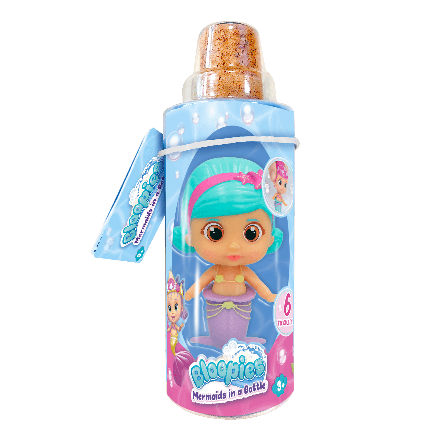 Bloopies mermaids in a bottle, sirenette spruzza-acqua in bottiglia - BLOOPIES
