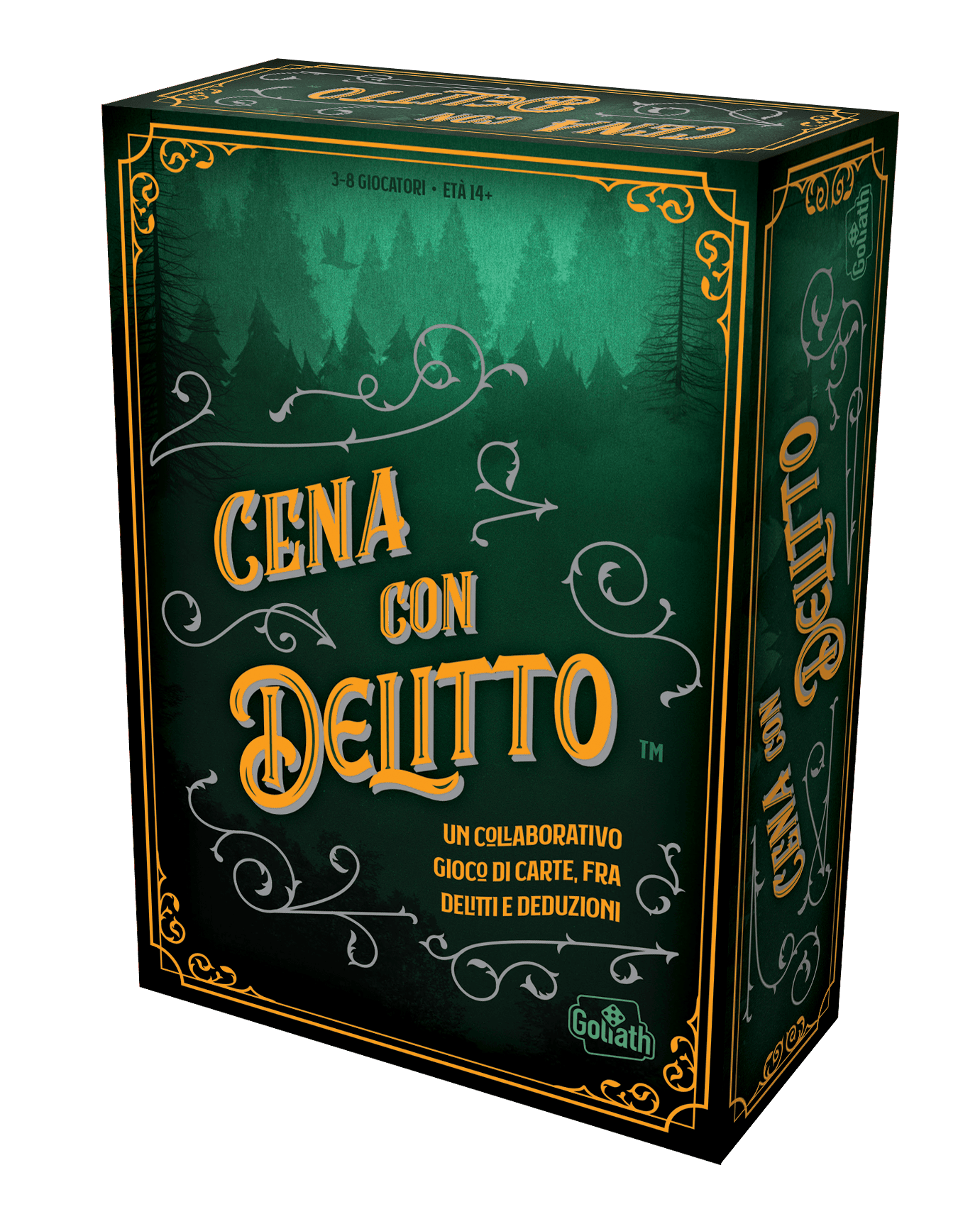 Cena con delitto, gioco di carte collaborativo, scopri l'assassino insieme ai tuoi amici, dai 14 anni in su - GOLIATH