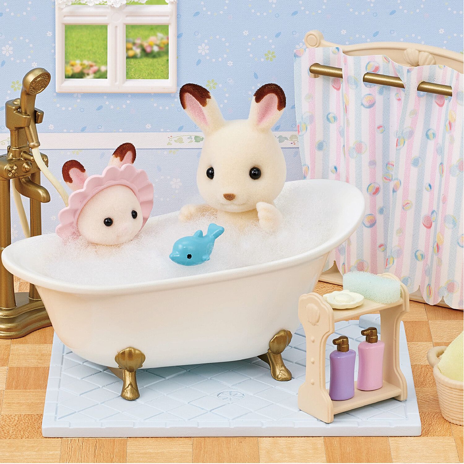 Sylvanian families - complemento d'arredo - set vasca e doccia - SYLVANIAN FAMILIES