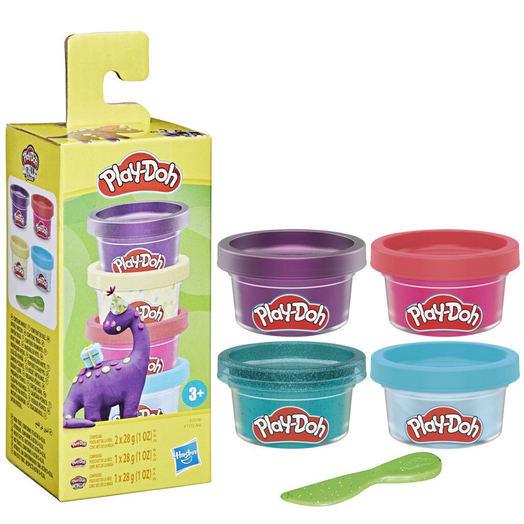 Play-doh - mini color pack, confezioni mini di diversi colori