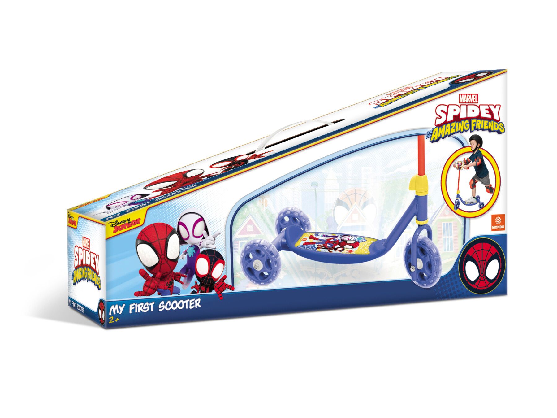 Monopattino baby - sicurezza e stabilità con 3 ruote regolabili - SPIDEY