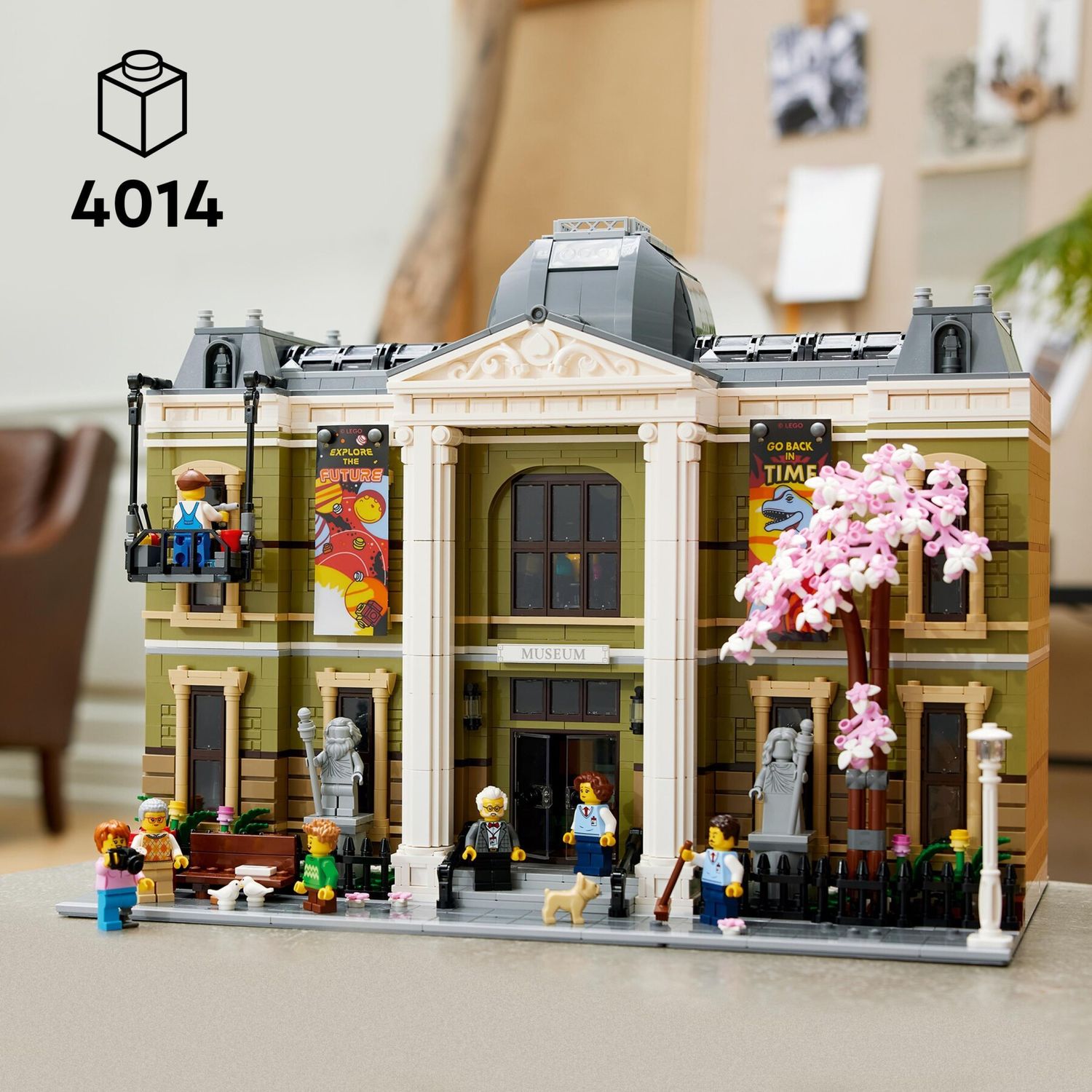 Lego icons 10326 museo di storia naturale, modellino di edificio modulare, idea regalo per adulti, lui, lei, uomo o donna - Lego, LEGO ICONS