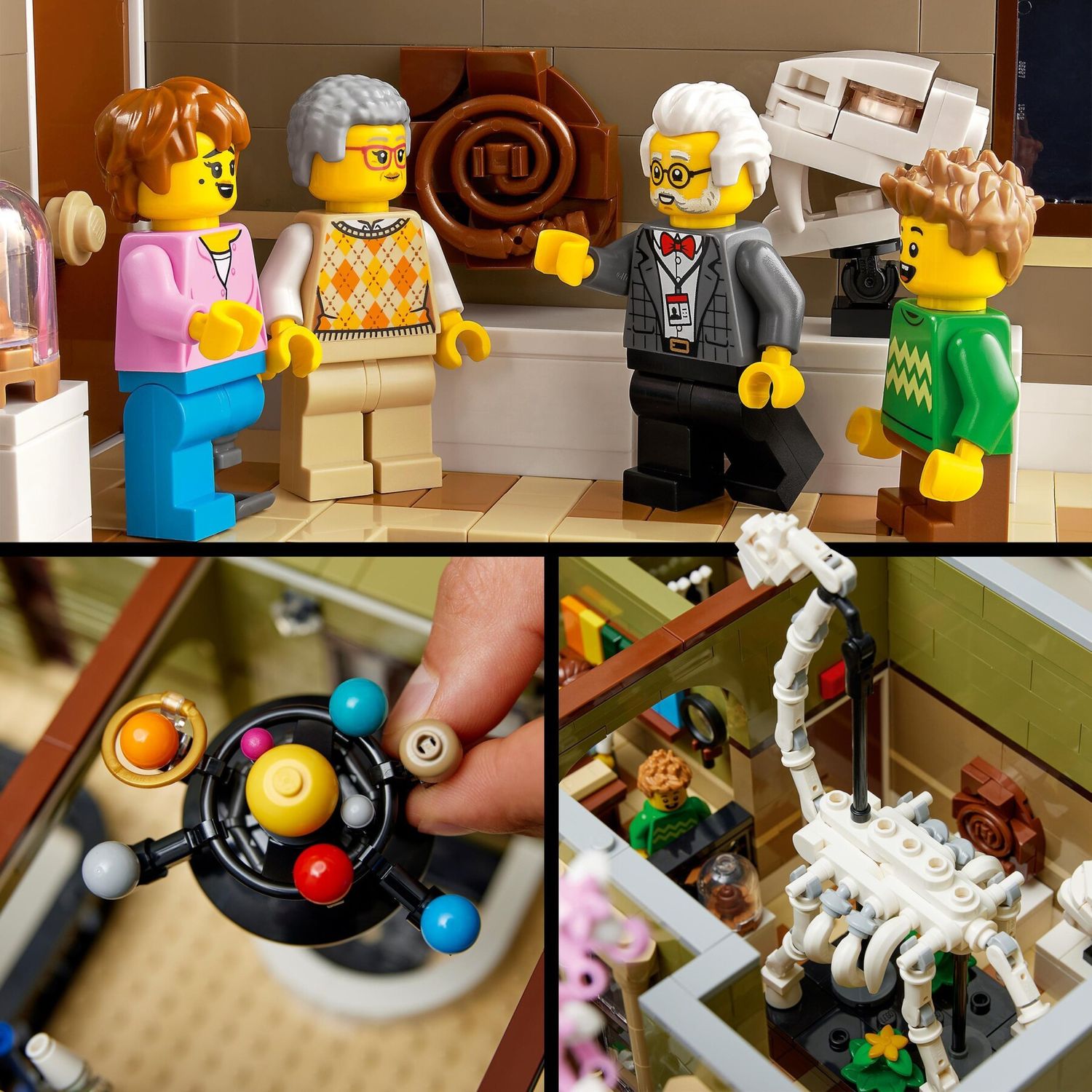 Lego icons 10326 museo di storia naturale, modellino di edificio modulare, idea regalo per adulti, lui, lei, uomo o donna - Lego, LEGO ICONS