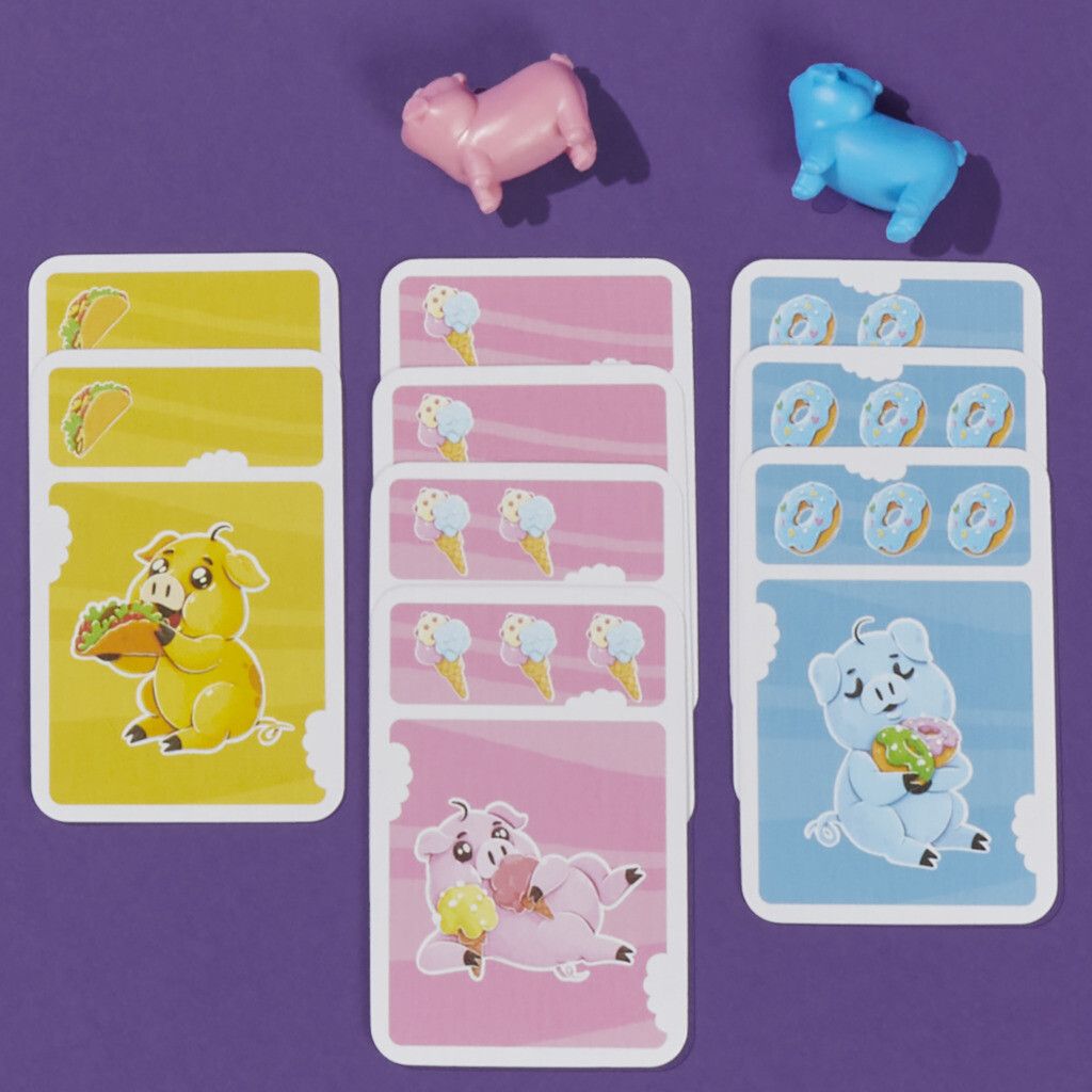 Hasbro gaming - piggy piggy, gioco di carte divertente per famiglie, da 2 a 6 giocatori, dai 7 anni in su - HASBRO GAMING