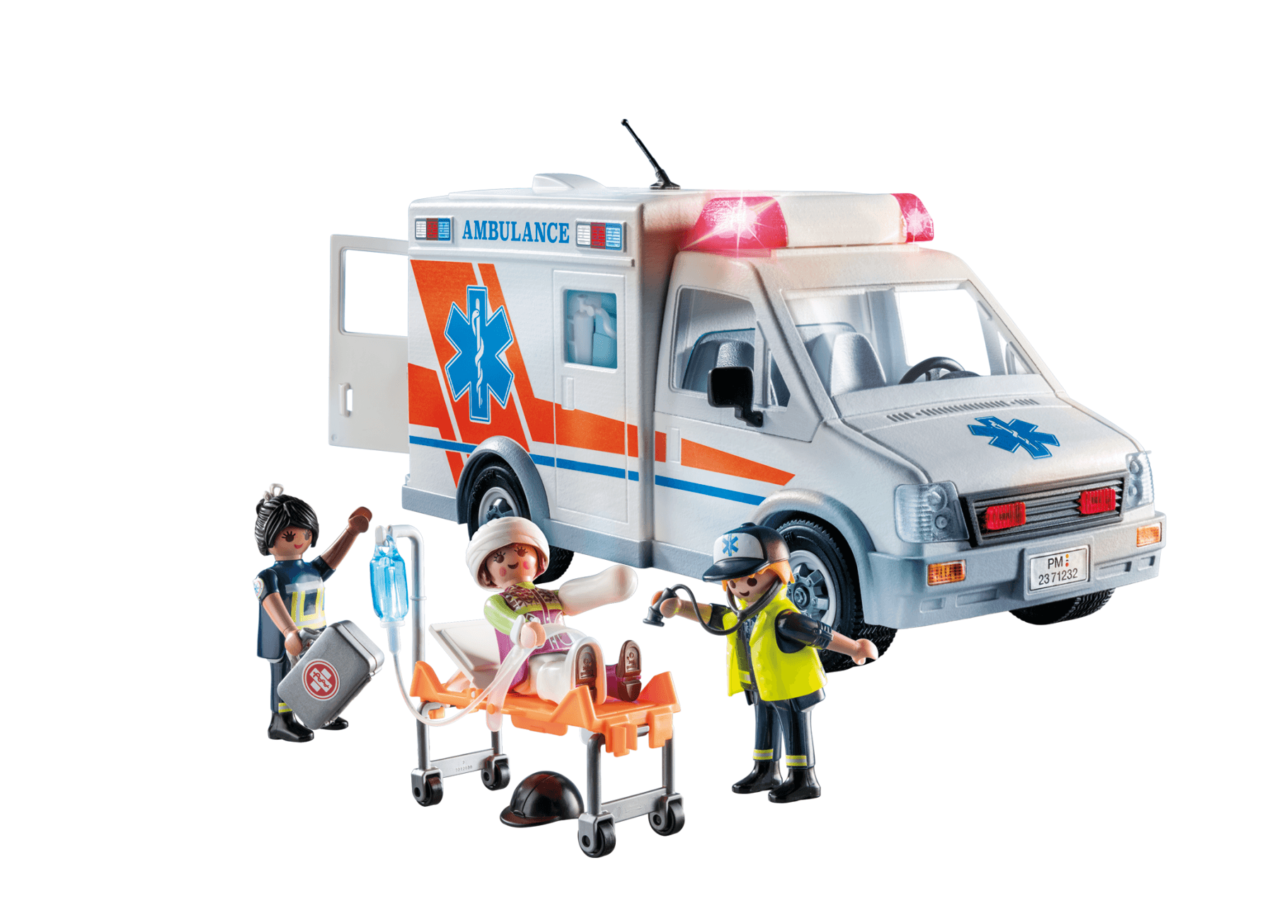 Playmobil 71232 ambulanza us con luci e suoni giocattolo per bambini dai 4 anni - Playmobil