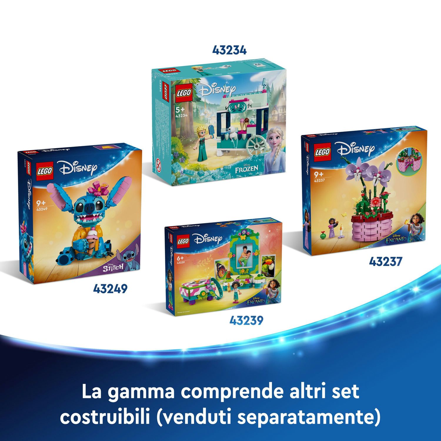 Lego disney 43249 stitch, gioco per bambini 9+, personaggio da costruire con parti mobili, idea regalo divertente dal film - Disney, Disney Stitch, Lego