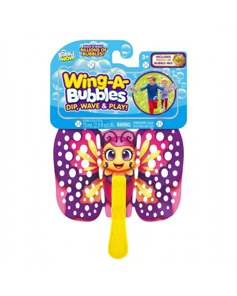 Bubble wow wing a bubbles - perfetto per divertirsi con le bolle di sapone - 