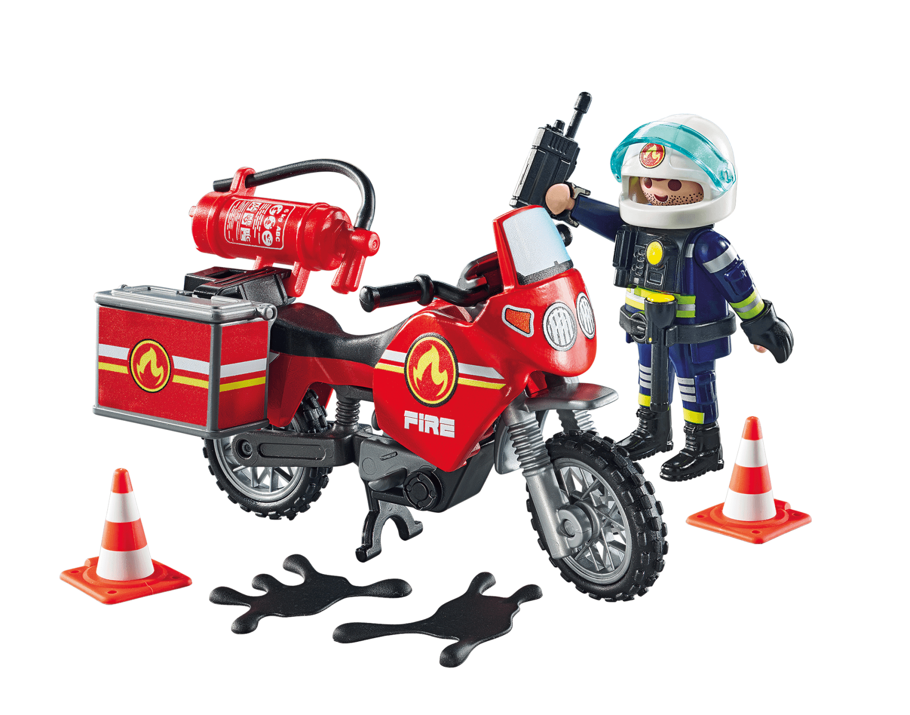 Playmobil 71466 moto dei pompieri per bambini dai 4 anni - Playmobil