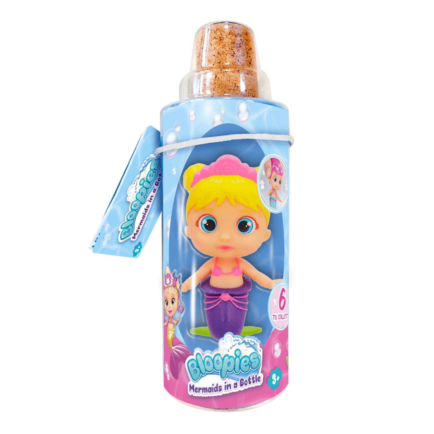 Bloopies mermaids in a bottle, sirenette spruzza-acqua in bottiglia - BLOOPIES