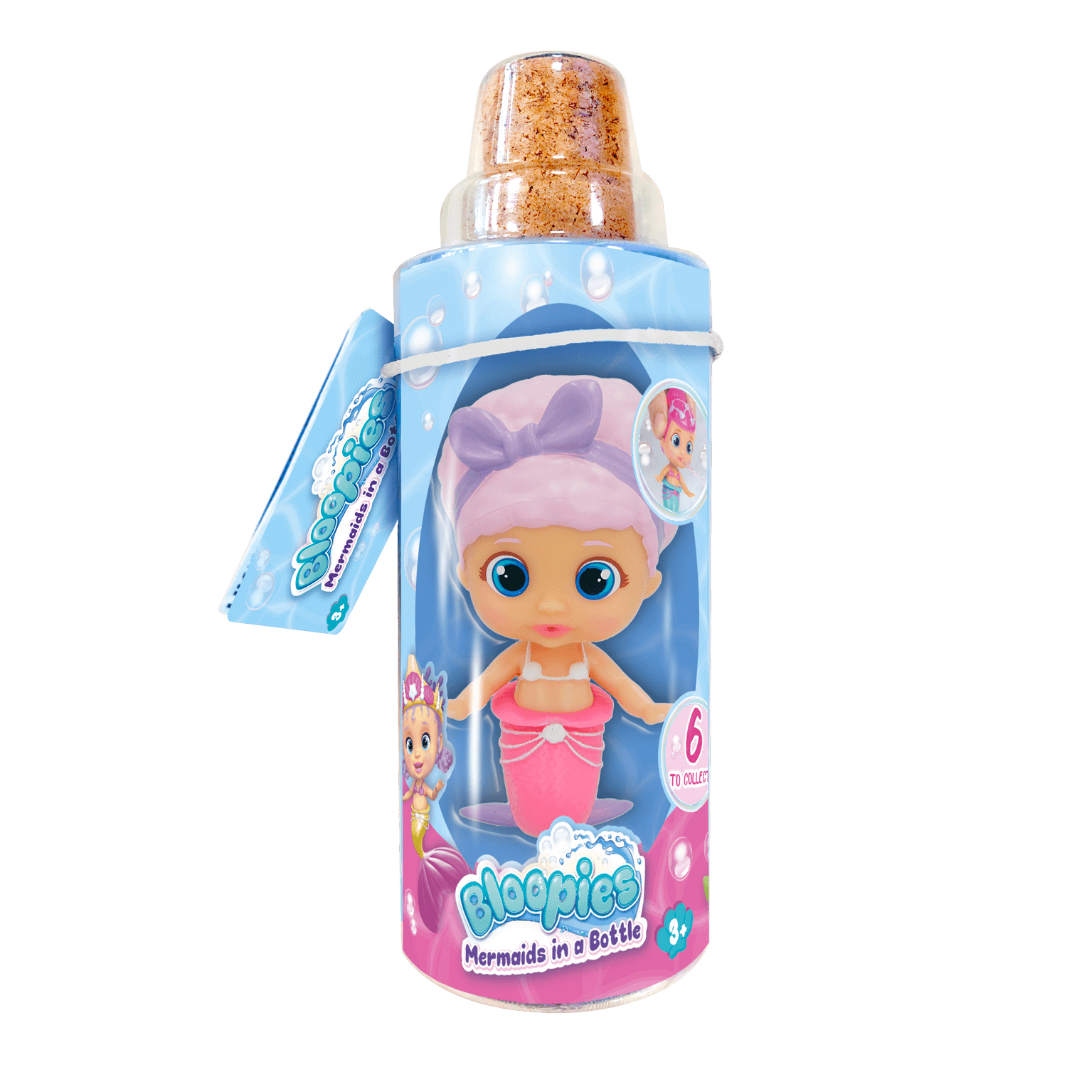 Bloopies mermaids in a bottle, sirenette spruzza-acqua in bottiglia - BLOOPIES