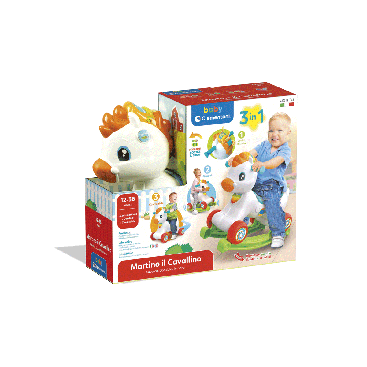 Clementoni - 17854 - martino il cavallino - BABY CLEMENTONI