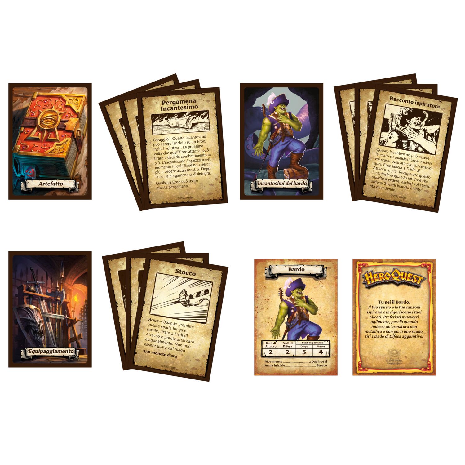 Avalon hill, heroquest il tormento della regina degli spiriti, pack delle imprese - AVALON HILL