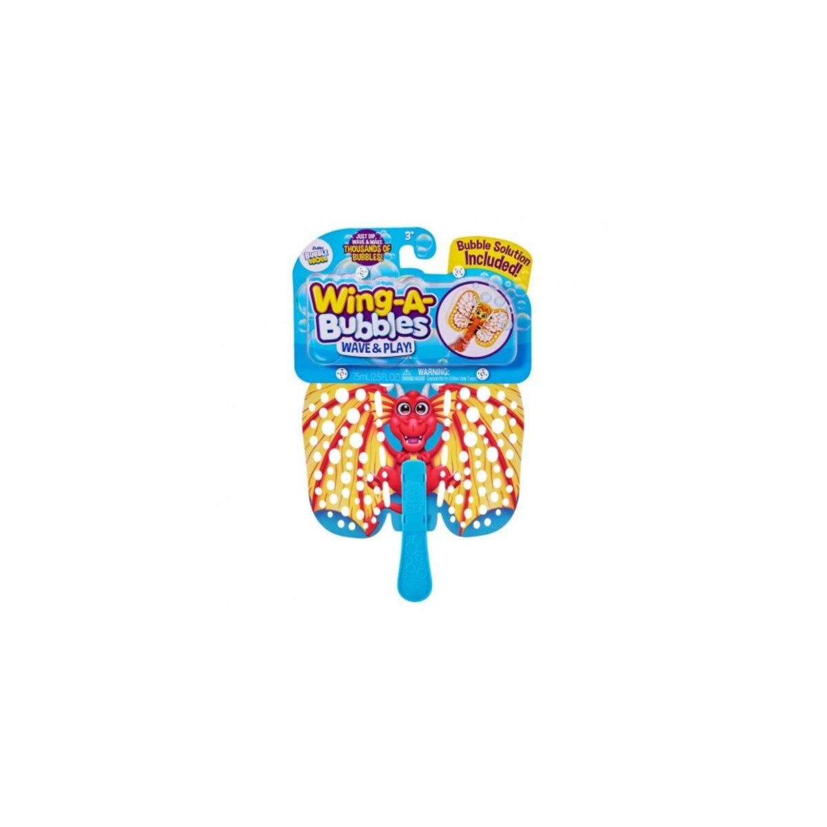 Bubble wow wing a bubbles - perfetto per divertirsi con le bolle di sapone - 