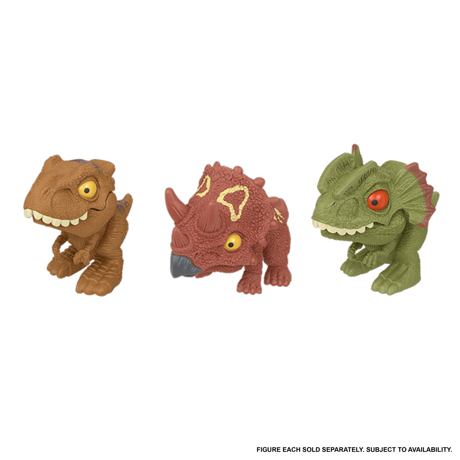Jurassic world - crushivores assortimento, mini dinosauro nascosto nella sabbia e 2 diverse paste da modellare con sorprese incluse - Jurassic World