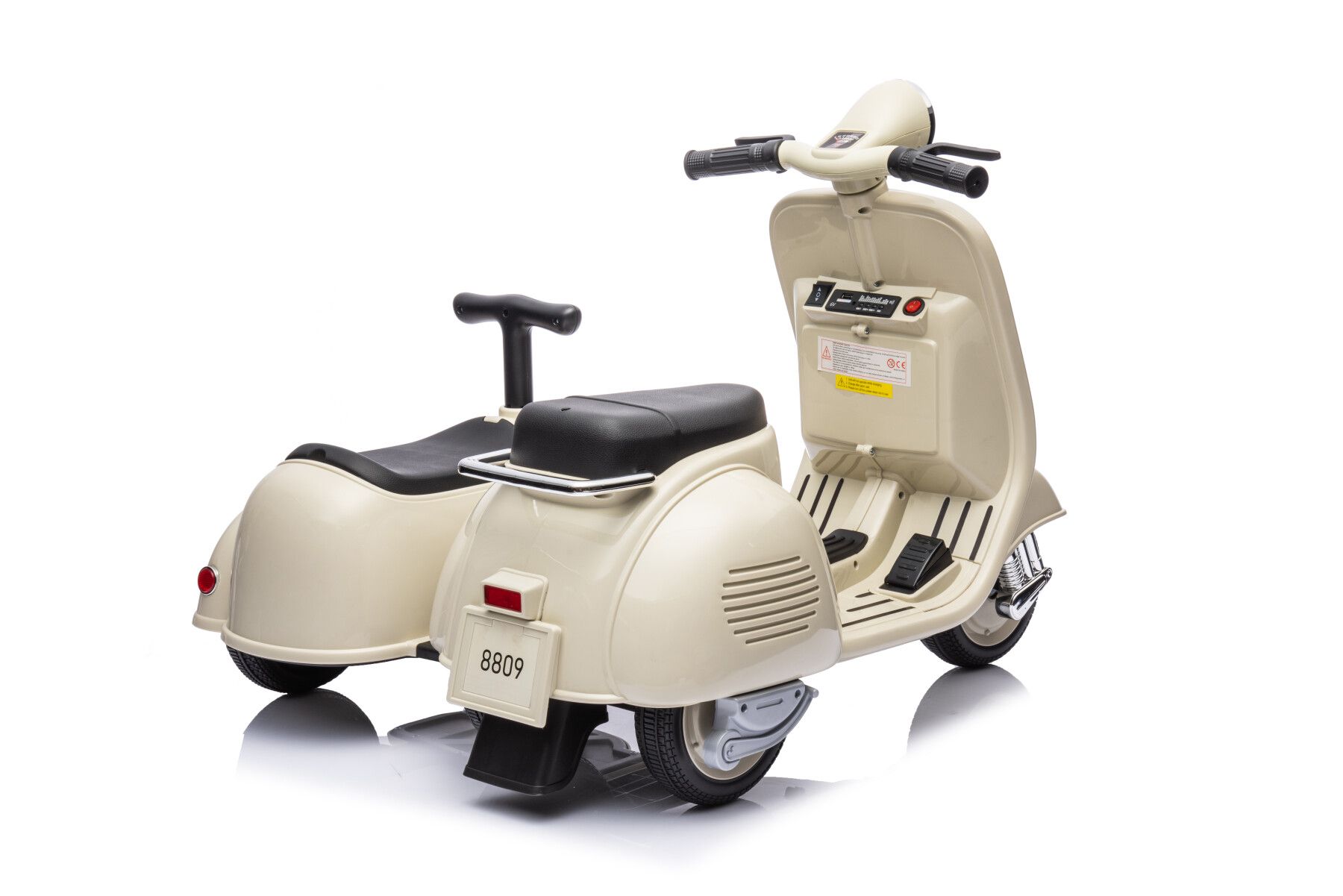 Piaggio vespa con sidecar small elettrica 6v - 