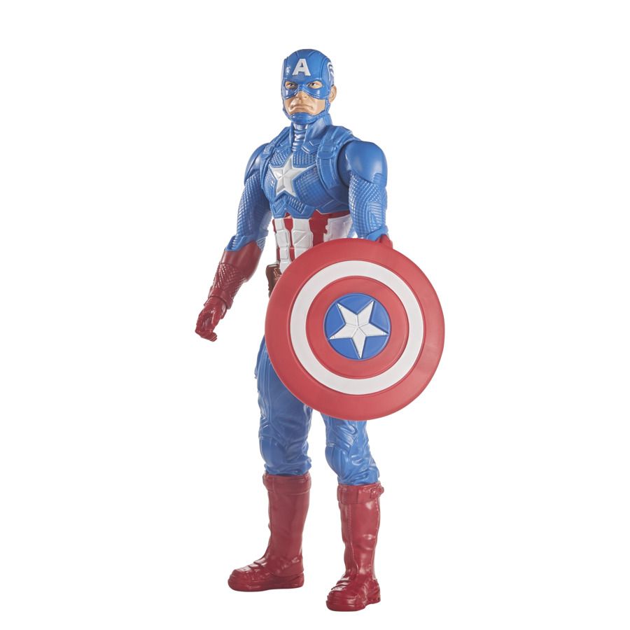Hasbro marvel avengers, titan hero captain america, action figure 30 cm - Avengers, MARVEL