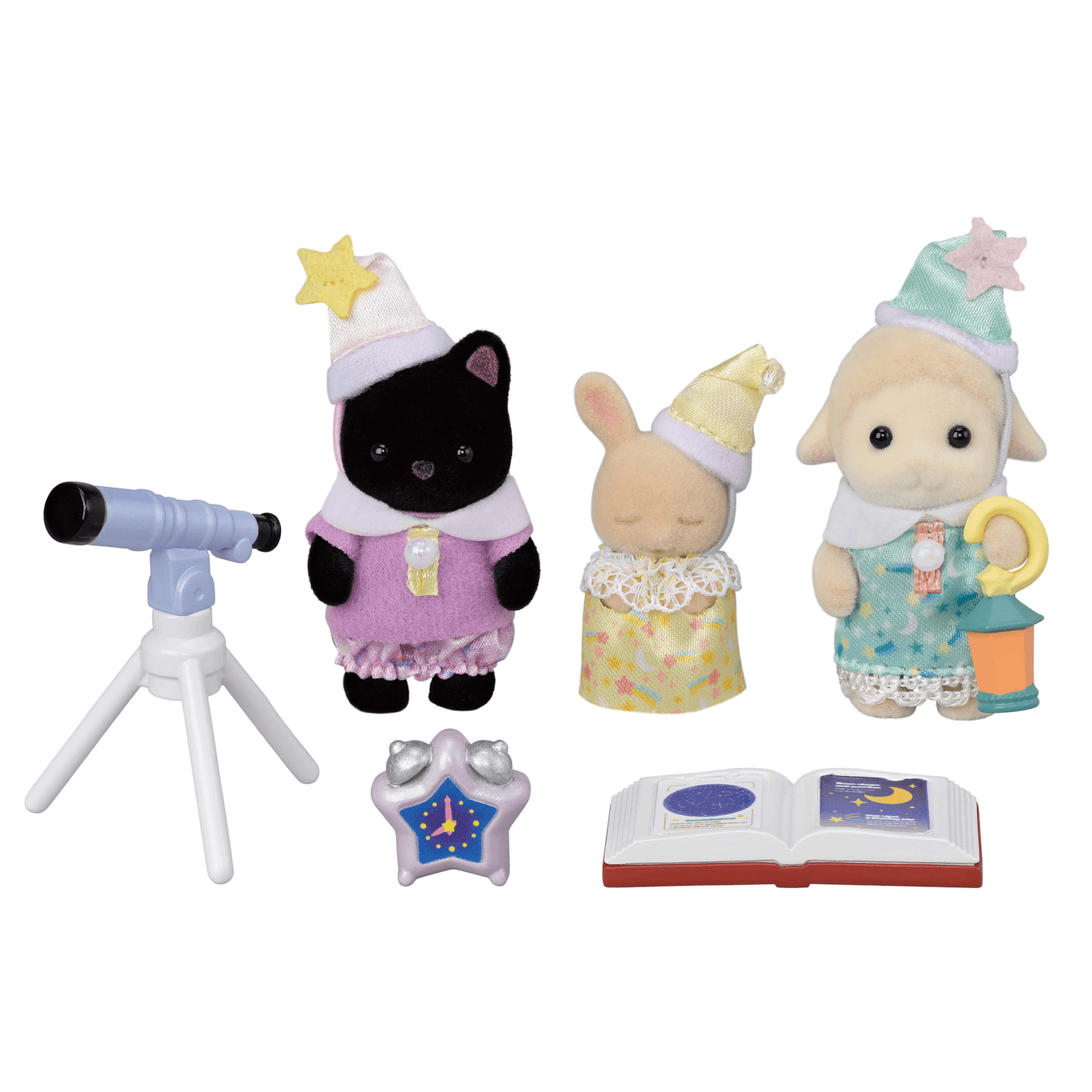 Sylvanian families - personaggi collezionabili -  amici dell'asilo - trio pigiama party - SYLVANIAN FAMILIES