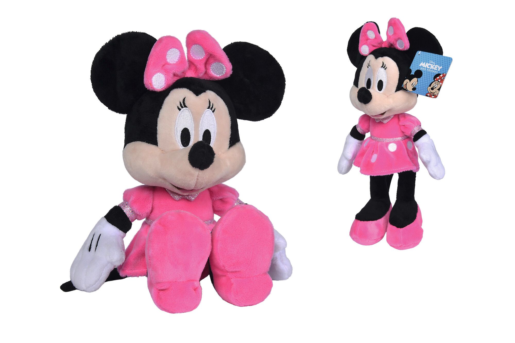 Disney plush di minnie da 25 cm perfetto sin dai primi mesi di vita del bambino - Minnie