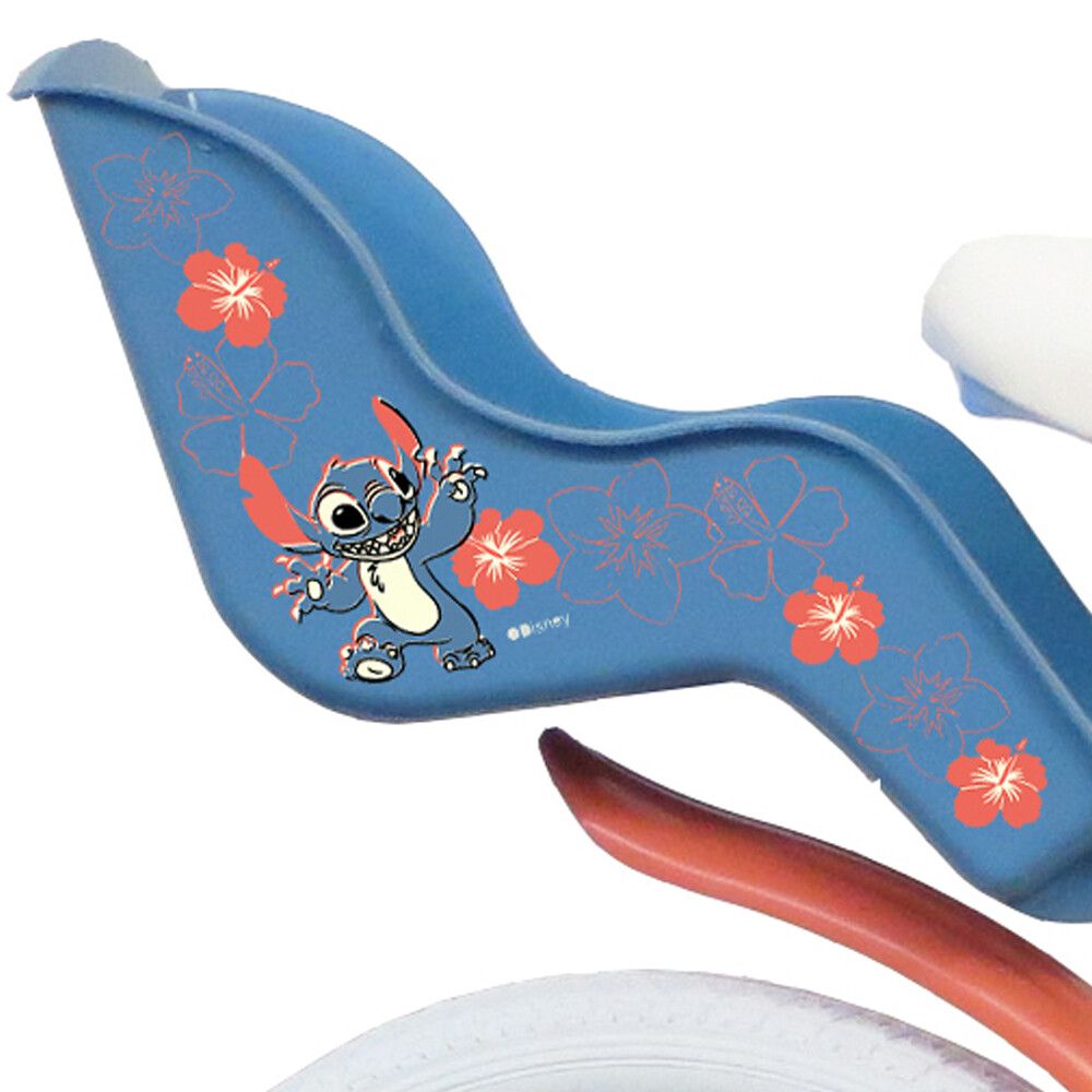 Bicicletta da 14 pollici di stitch, con cestino e portabambole - Disney, Disney Stitch